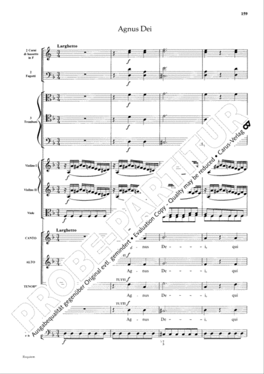 Requiem Requiem 4-Part scores gallery preview page 166