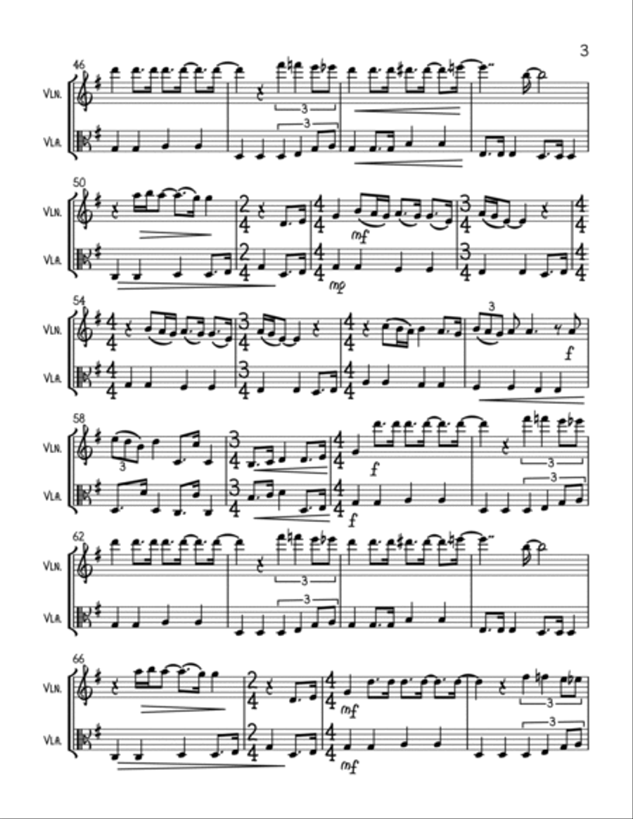 All You Need Is Love String Duet scores gallery preview page 3