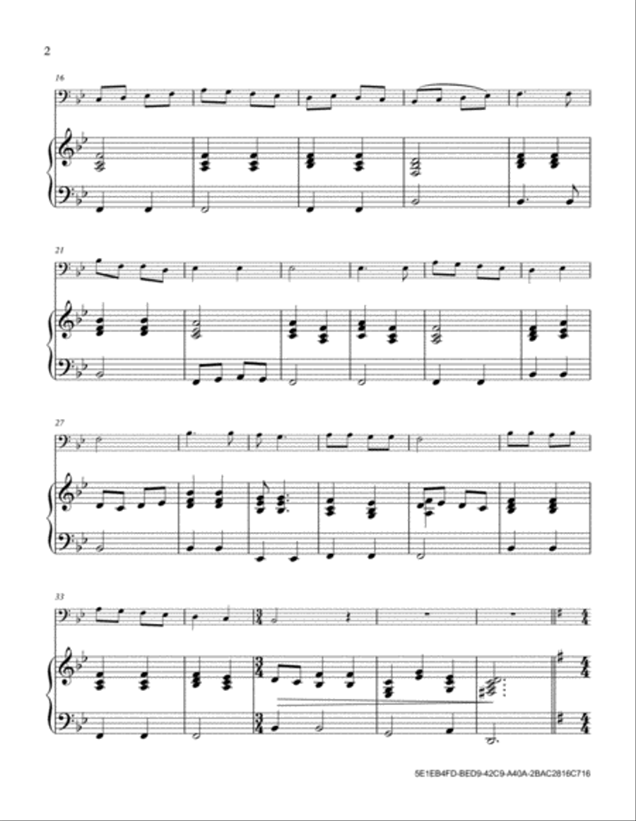 Count Your Many Blessings Bassoon scores gallery preview page 2