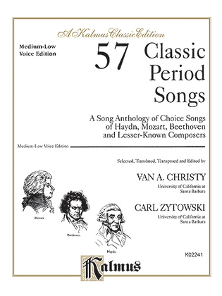 Book cover for 57 Classic Period Songs