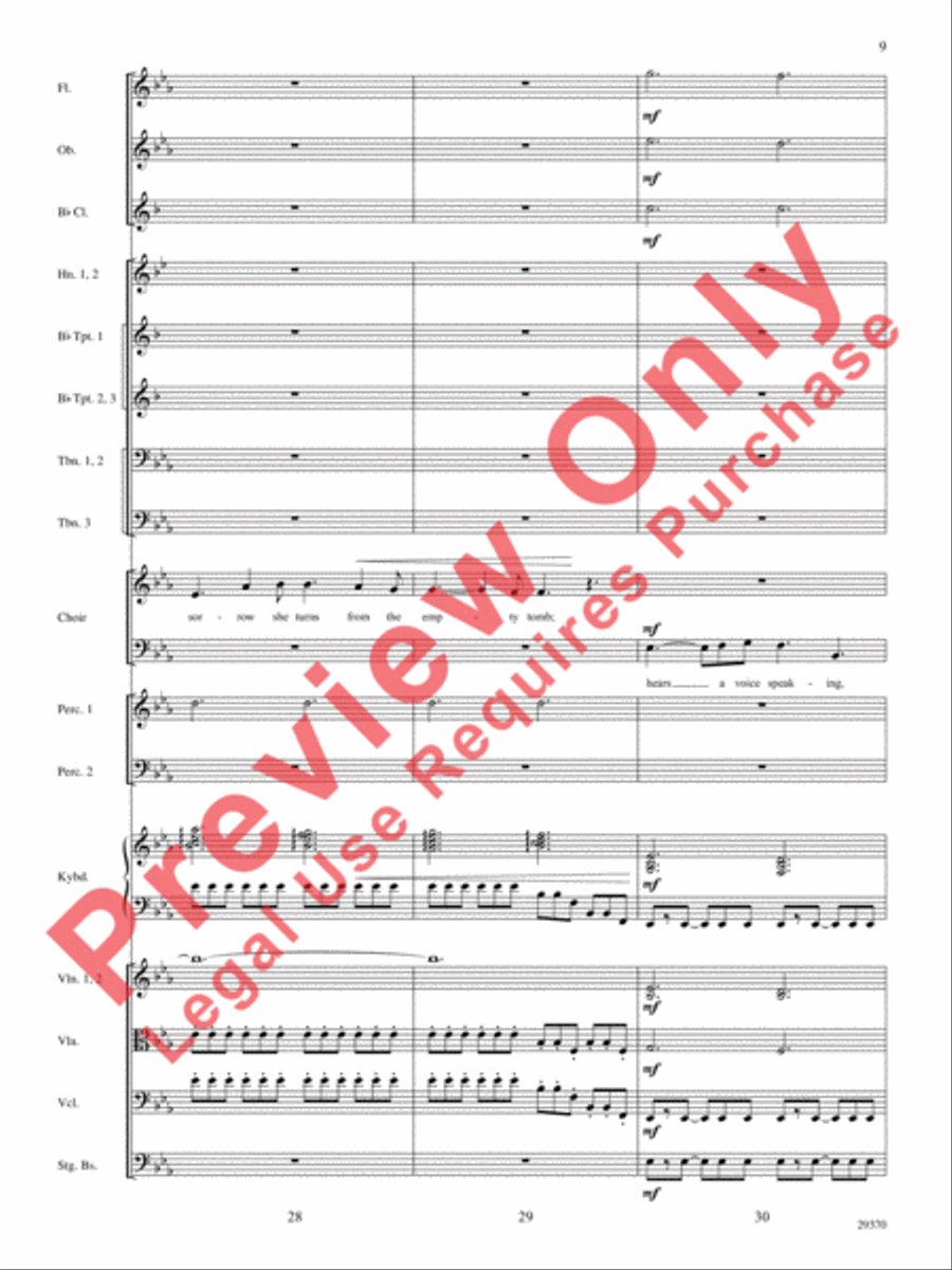 See, What a Morning Choir scores gallery preview page 10
