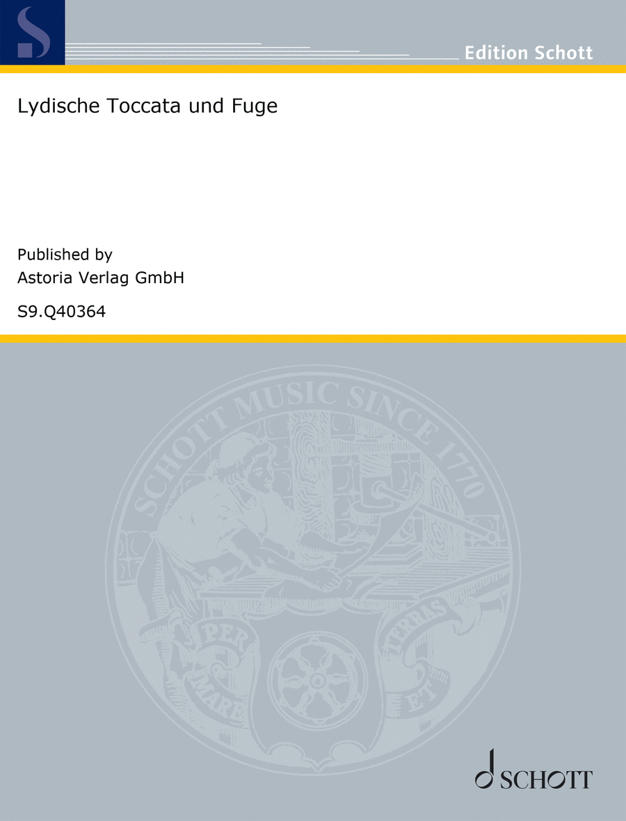 Lydische Toccata und Fuge Organ scores gallery preview page 1