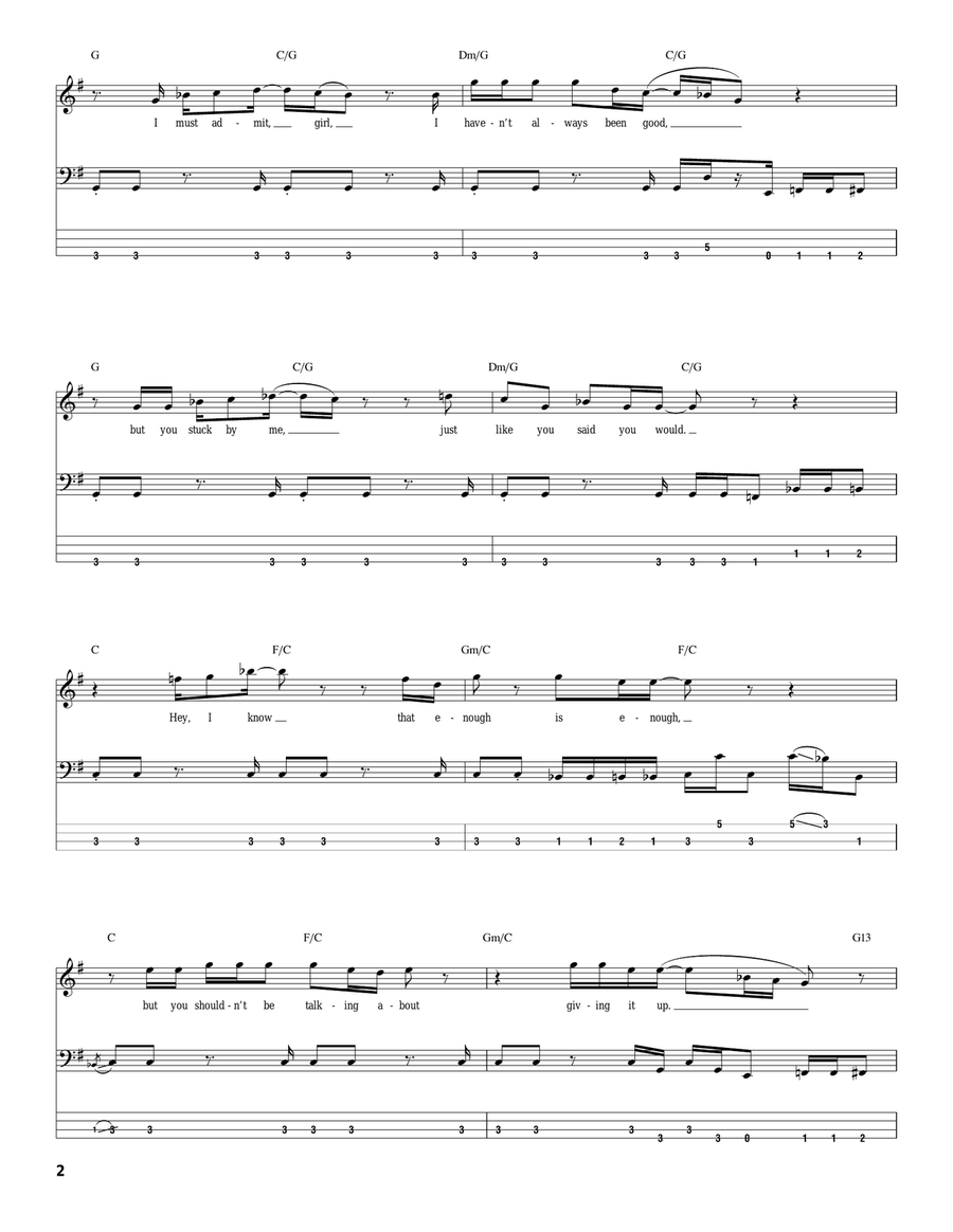Don't Change Horses (In The Middle Of The Stream) Acoustic Guitar scores gallery preview page 2