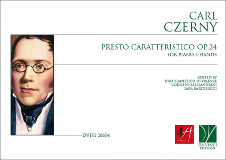 Presto Caratteristico op. 24, for Piano 4 Hands