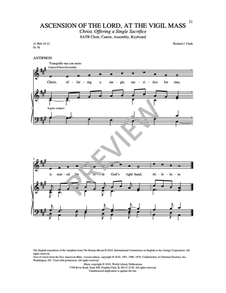 Communion Antiphons for Easter 4-Part - Sheet Music