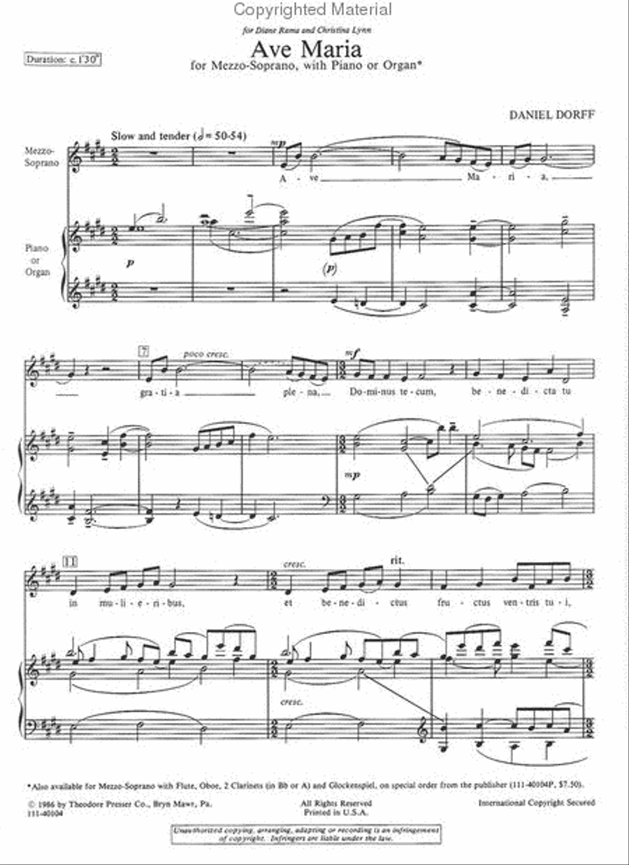 Ave Maria Chamber Music scores gallery preview page 2