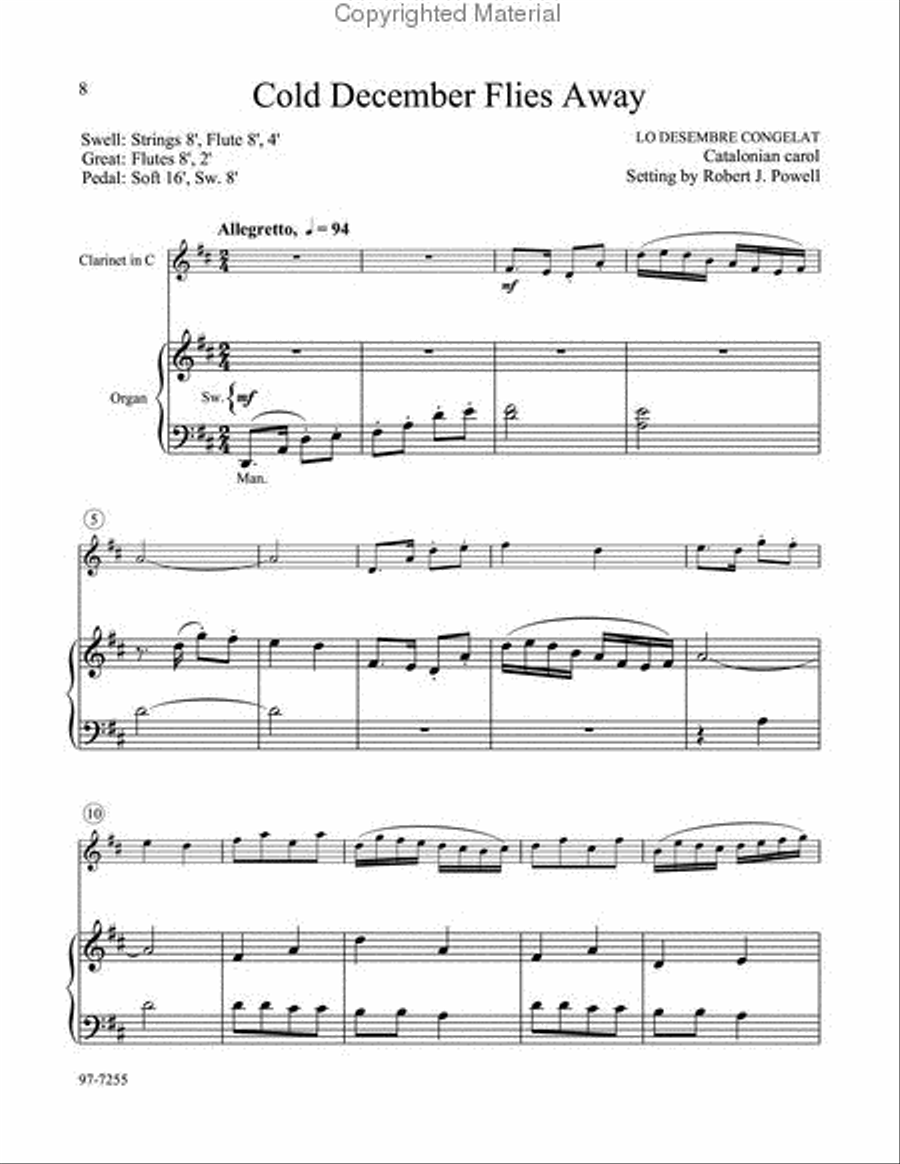 Instruments for All Seasons, Vol. II Clarinet scores gallery preview page 3