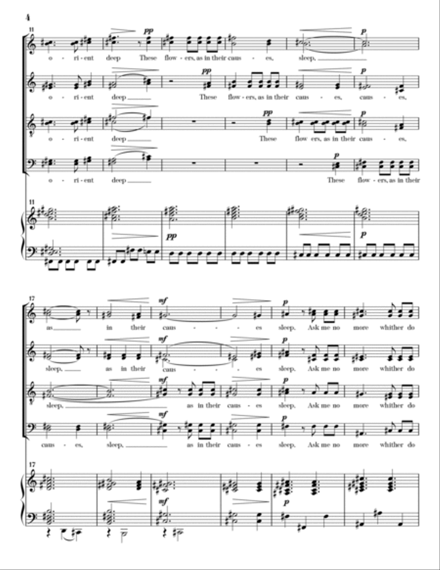 Ask Me No More Divisi scores gallery preview page 4
