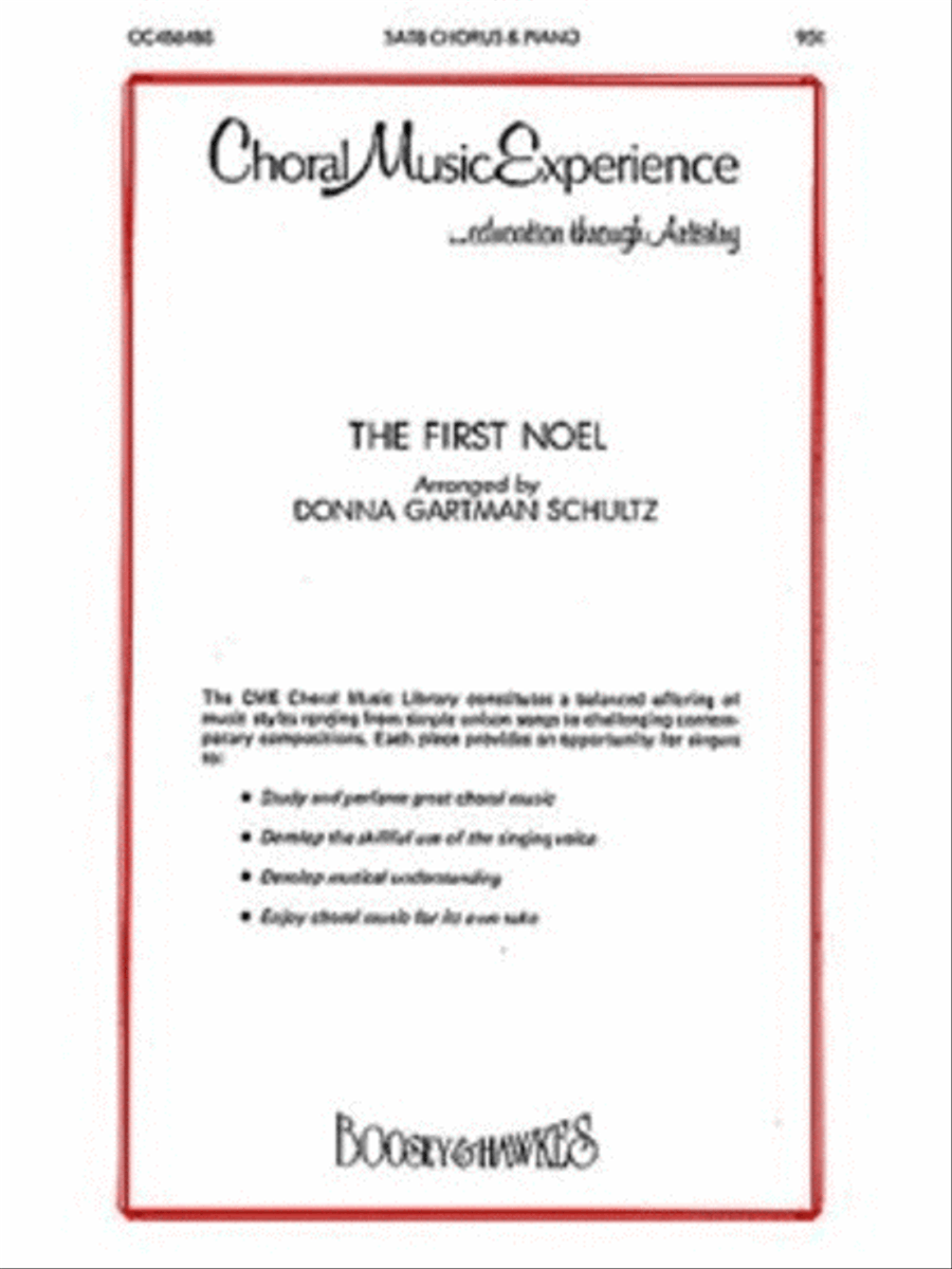 The First Noel 4-Part scores gallery preview page 1