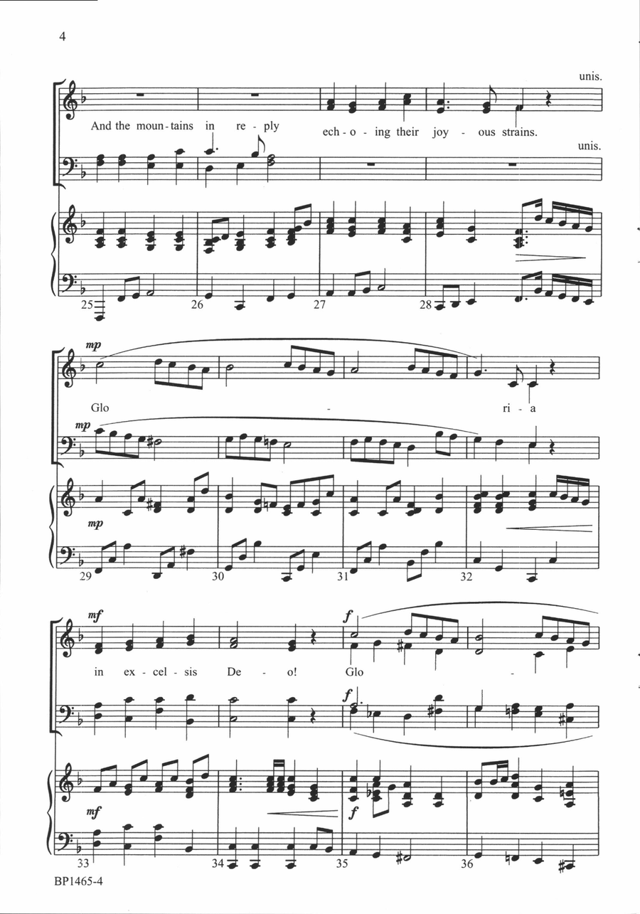 Glory of Christmas 4-Part scores gallery preview page 5