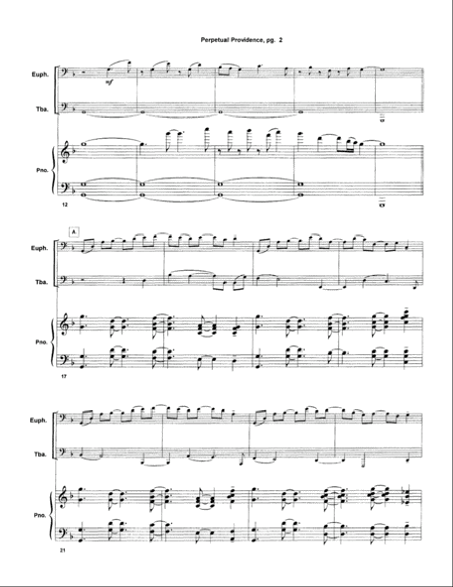Perpetual Providence Brass Duet scores gallery preview page 3