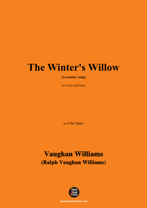 Book cover for Vaughan Williams-The Winter's Willow(A country song)(1903),in A flat Major