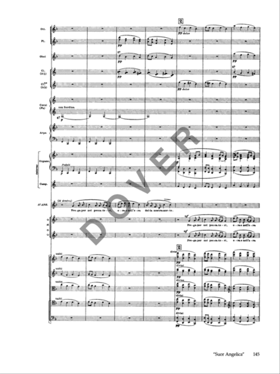 Il Trittico in Full Score -- Il Tabarro / Suor Angelica / Gianni Schicchi Voice scores gallery preview page 8
