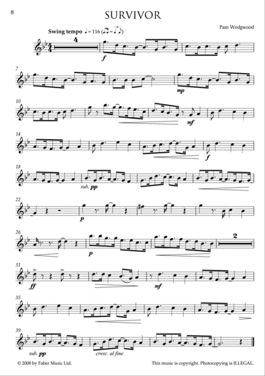 After Hours for Oboe and Piano Piano Accompaniment scores gallery preview page 7