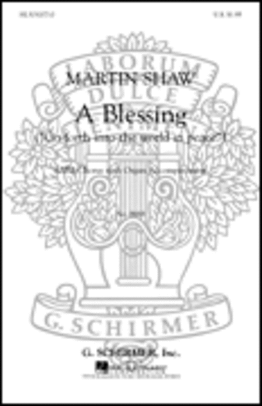 A Blessing (Go Forth into the World in Peace) 4-Part scores gallery preview page 1
