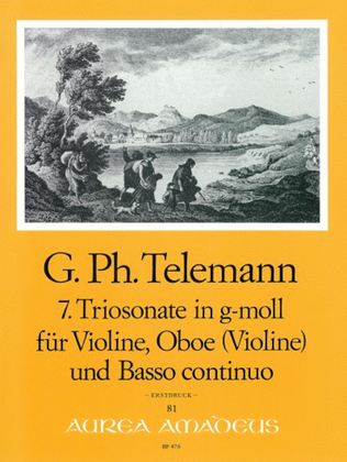 Book cover for 7. Trio sonata G minor TWV 42:g14