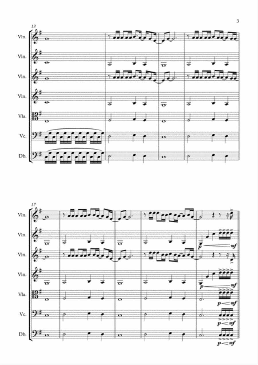 A Million Dreams A Million Dreams Small Ensemble scores gallery preview page 3
