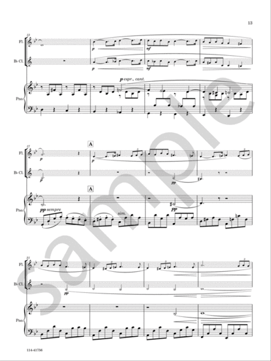 Pavane Chamber Music scores gallery preview page 7