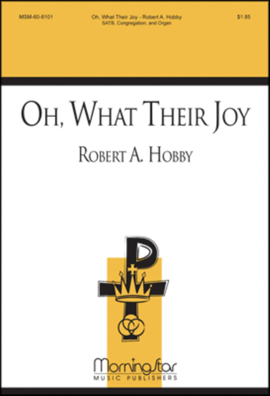Oh, What Their Joy 4-Part scores gallery preview page 1
