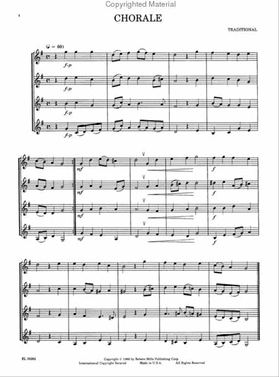 Quartets for Brass, Volume 1 Brass Ensemble scores gallery preview page 2
