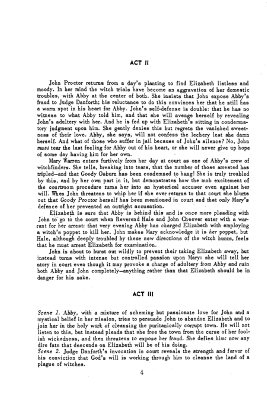 The Crucible (Libretto)