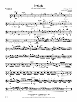 Prelude: 1st Violin
