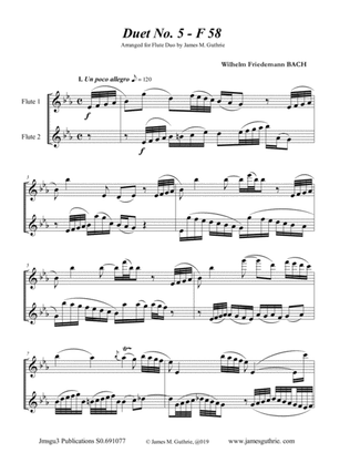 WF Bach: Duet No. 5 for Flute Duo