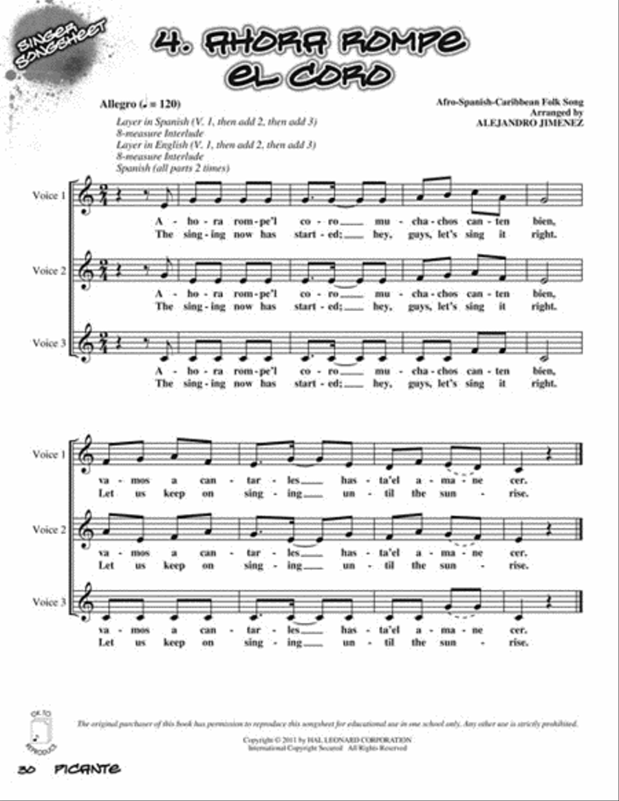 Picante Choir scores gallery preview page 5