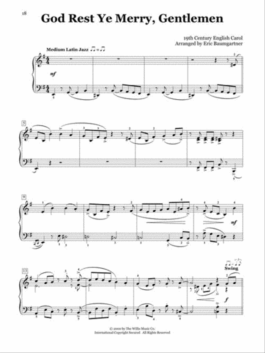Eric Baumgartner's Jazz It Up! Christmas – 2nd Edition Piano scores gallery preview page 6