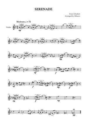 Serenade | Schubert | Violin