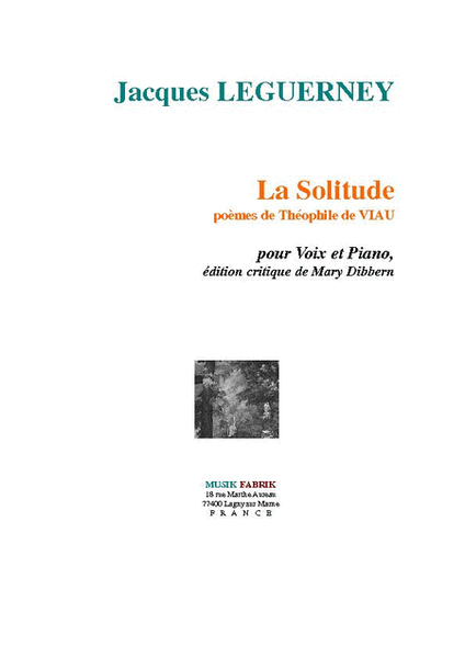 La Solitude (fr. txt de Th. de Viau)