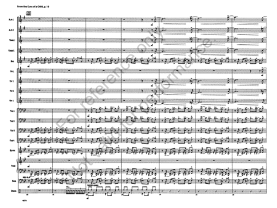 From the Eyes of a Child From the Eyes of a Child Jazz Ensemble scores gallery preview page 15
