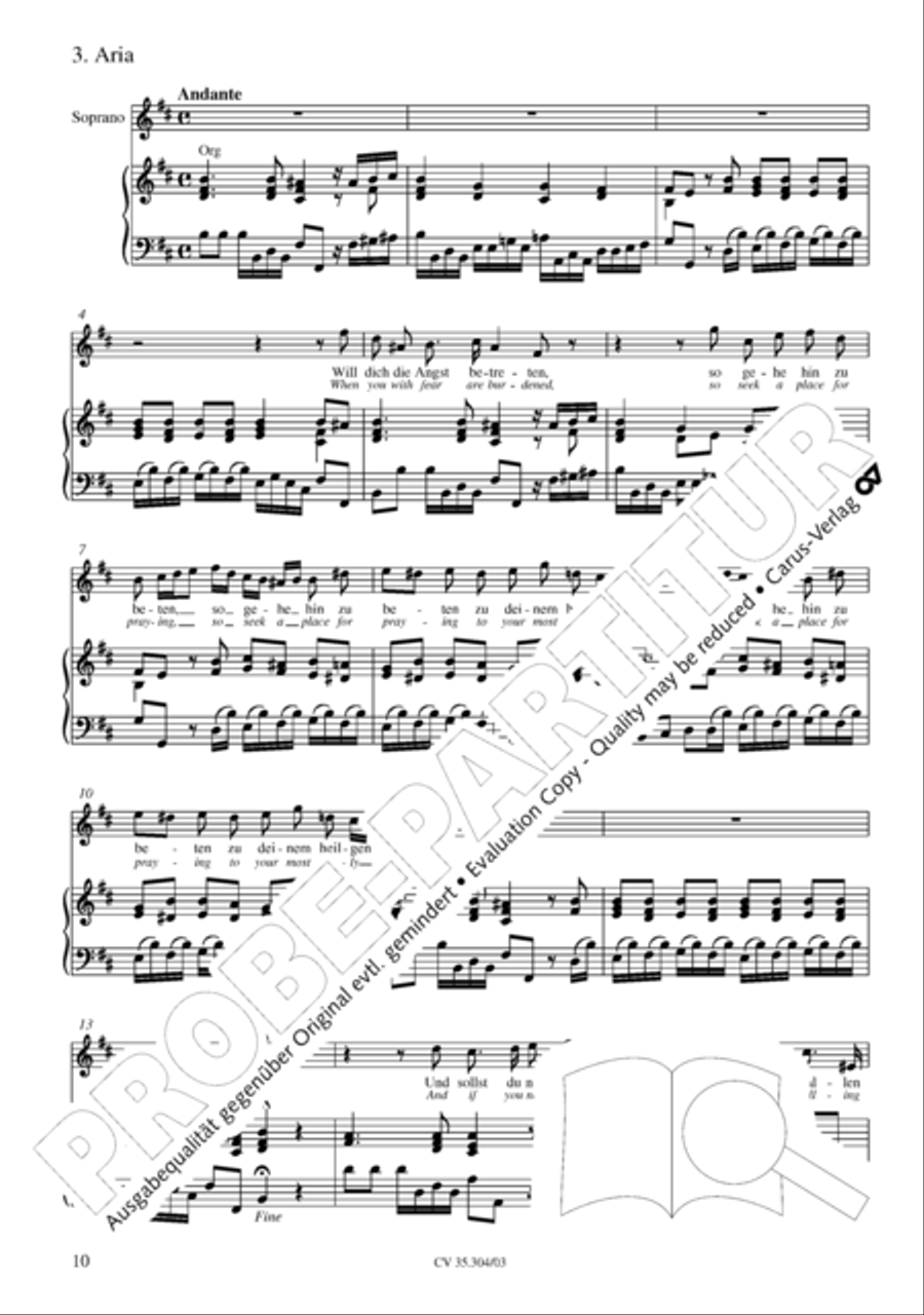 St. Mark Passion (Markus-Passion) 4-Part scores gallery preview page 11