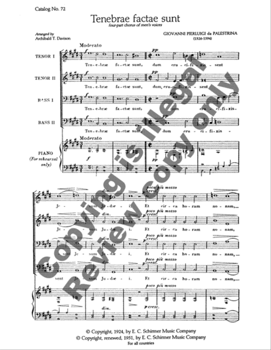 Tenebrae factae sunt TTBB scores gallery preview page 3