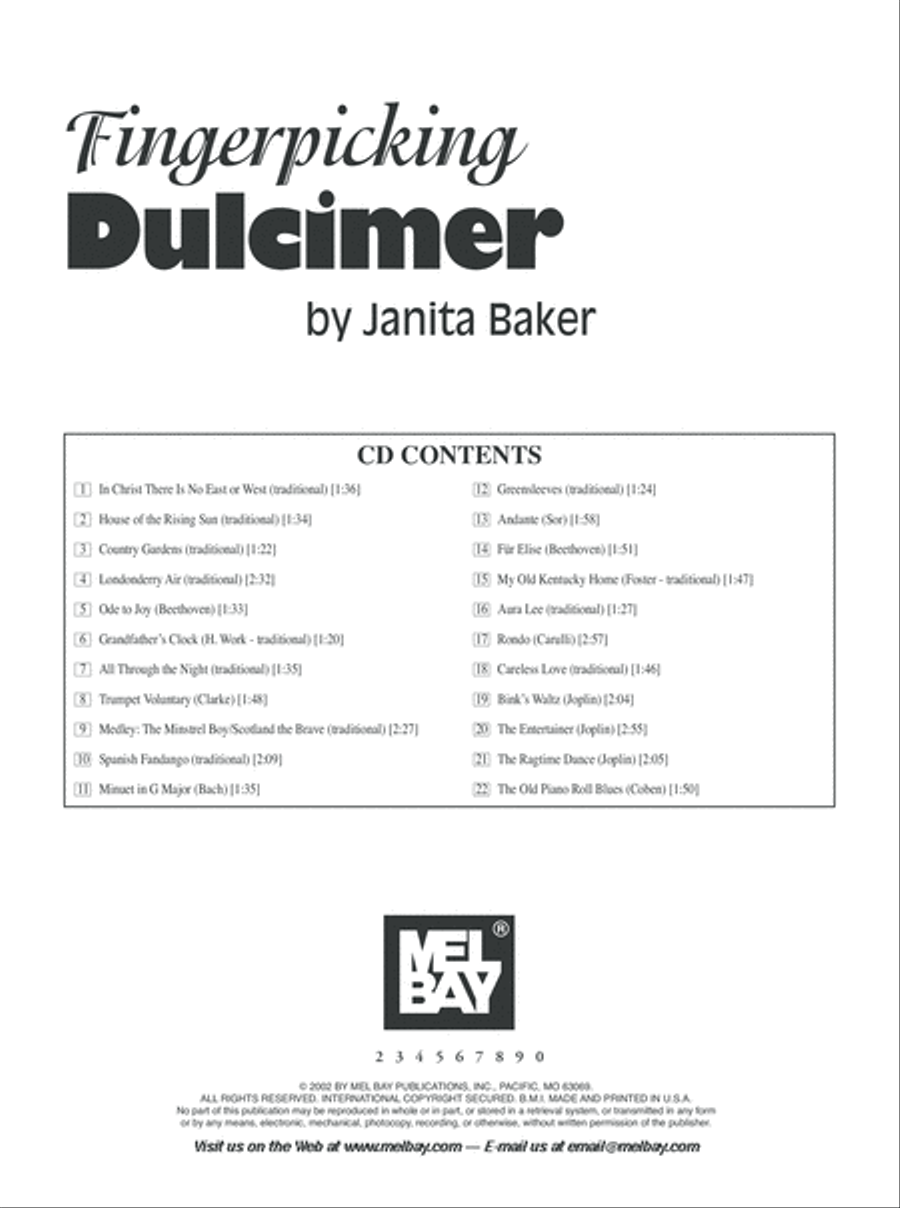 Fingerpicking Dulcimer Fingerpicking Guitar scores gallery preview page 3