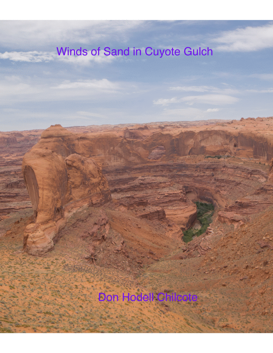 Winds of Sand in Cuyote Gulch Piano, Vocal, Guitar scores gallery preview page 1