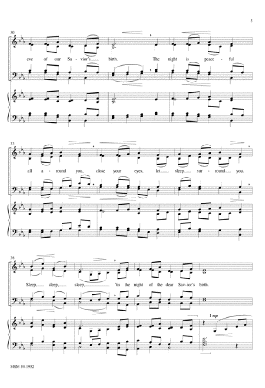 Still, Still, Still 4-Part scores gallery preview page 4