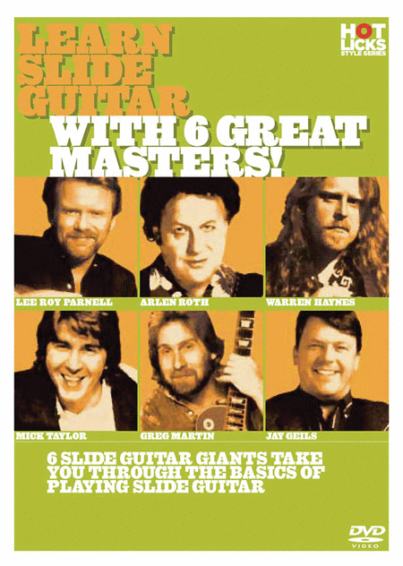 Learn Slide Guitar With 6 Great Masters (DVD and Booklet)