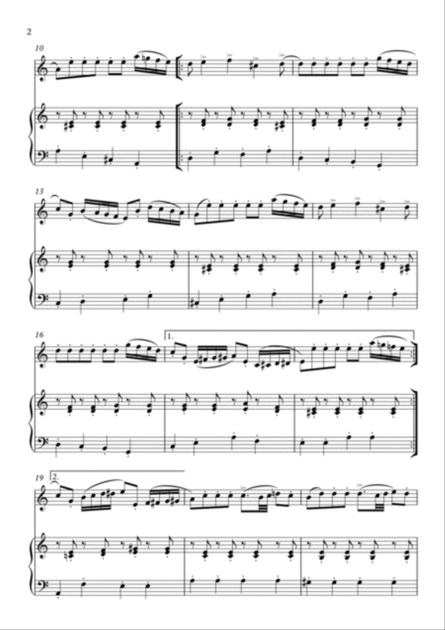 Dance of the Little Swans Chamber Music scores gallery preview page 2