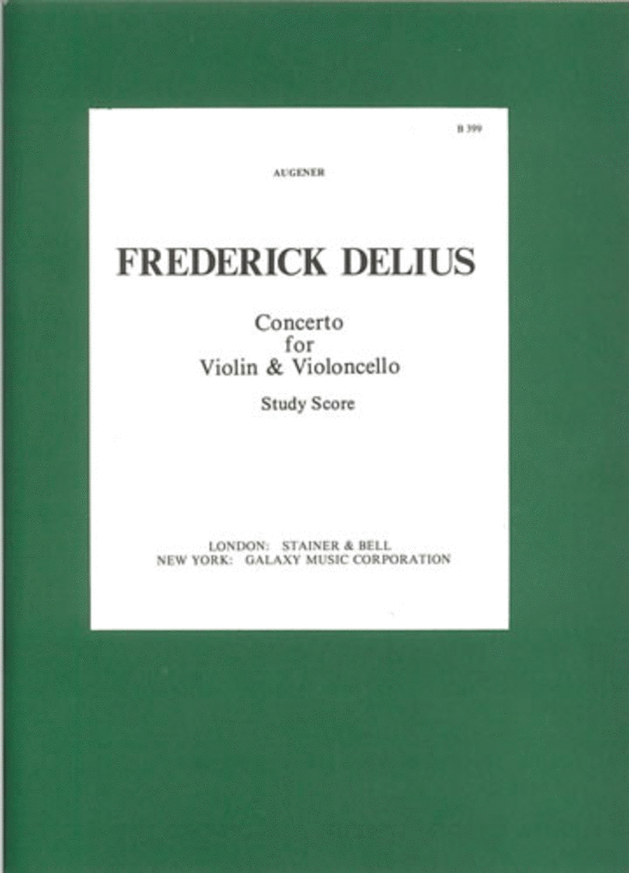 Double Concerto for Violin, Cello and Orchestra Orchestra scores gallery preview page 1