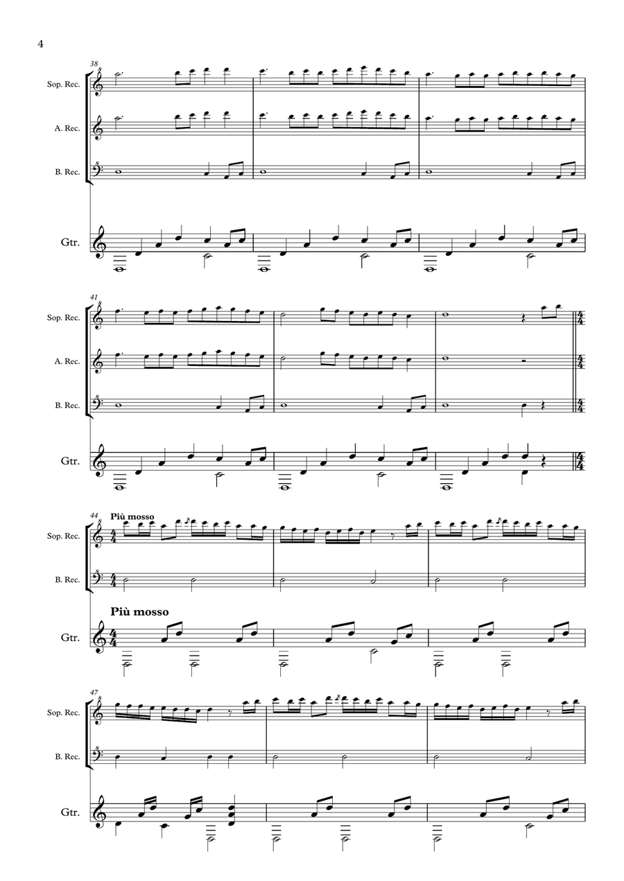 Il Lamento di Tristano (La Rotta) Brass Ensemble scores gallery preview page 6