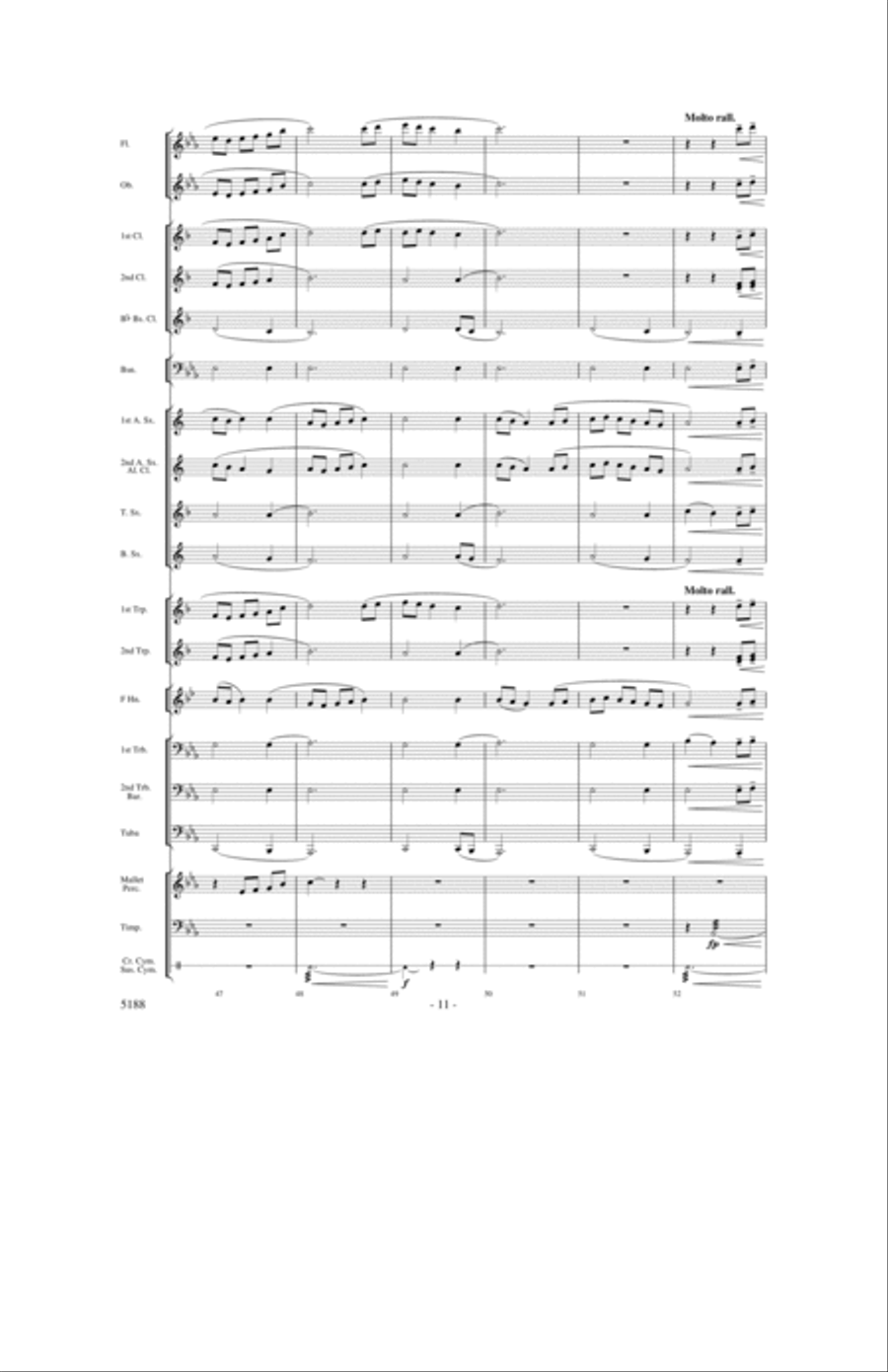 A Song of Hope A Song of Hope Concert Band scores gallery preview page 10
