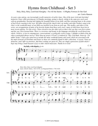 Book cover for Hymns from Childhood - Set 3 (SATB)