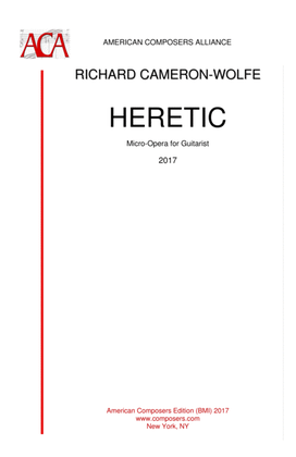 Book cover for [Cameron-Wolfe] Heretic