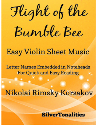 Book cover for Flight of the Bumble Bee Easy Violin Sheet Music