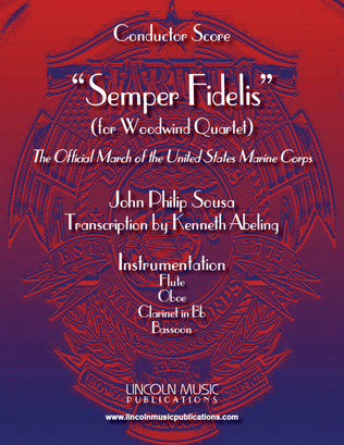 March - Semper Fidelis (for Woodwind Quartet)