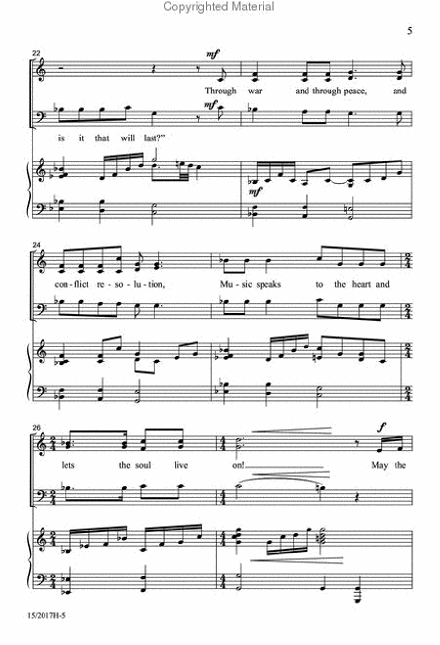 May the Music Live On! 3-Part scores gallery preview page 5