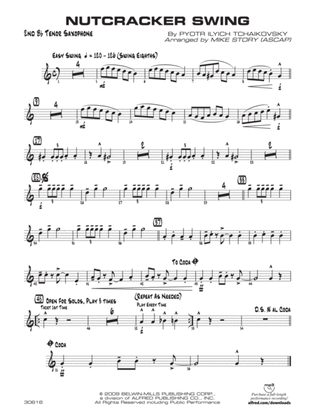 Nutcracker Swing: 2nd B-flat Tenor Saxophone