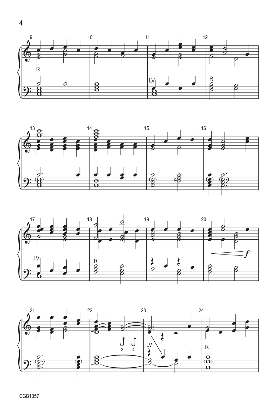 How Can I Keep from Singing? (2-3 octaves) 3-Octaves scores gallery preview page 4