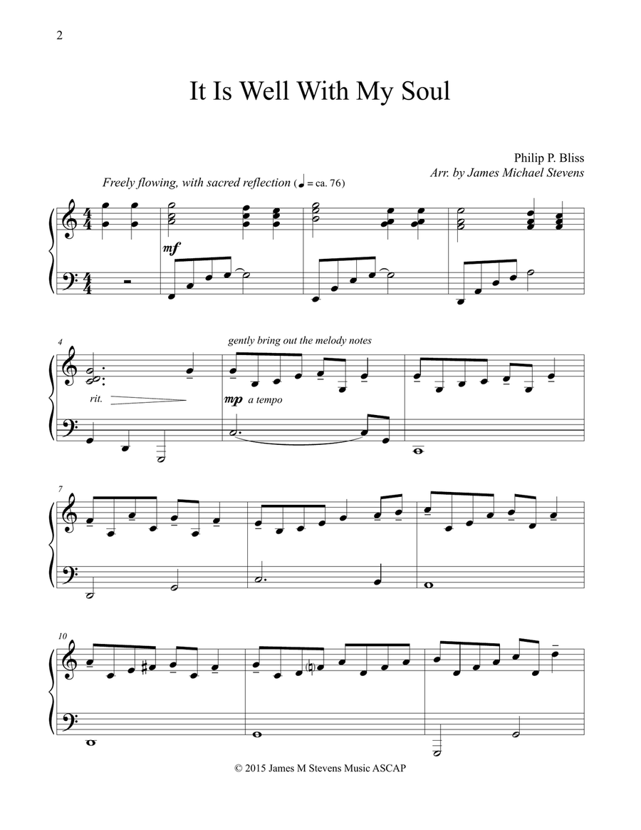 Sacred Moments at the Piano, Vol. II Piano Solo scores gallery preview page 2